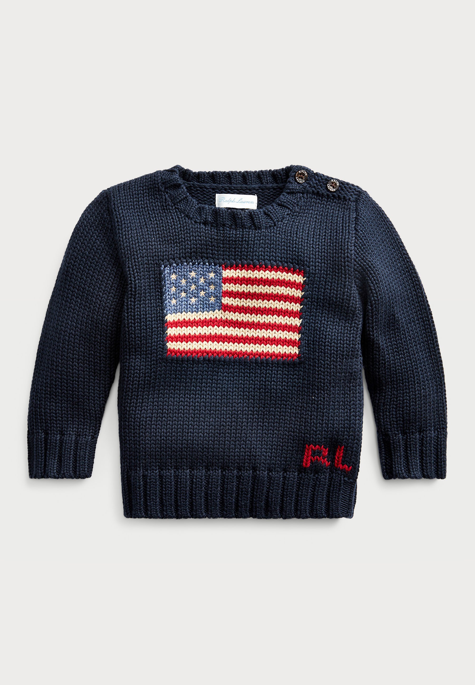 Polo Ralph Lauren FLAG BABY - Pullover - Jägerblau