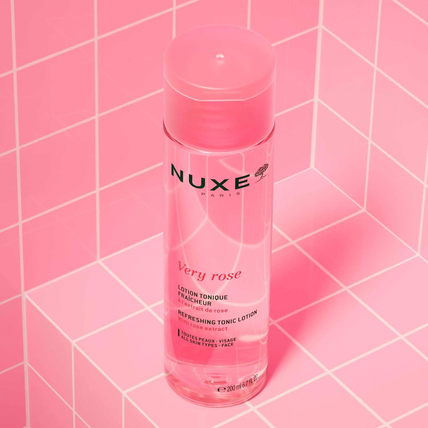 NUXE Skincare Very Rose -virkistävä kasvovesi - 200 ml