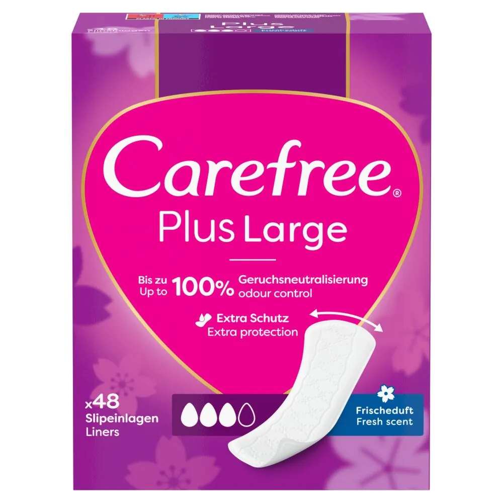 Carefree Plus Fresh - wkładki higieniczne 48 szt.