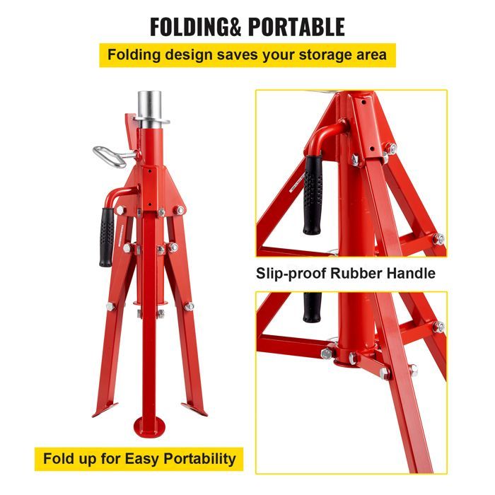 Soporte para tuberías Duoku - Capacidad de carga de 1134 kg - Cabezal en V - Capacidad de 1/8