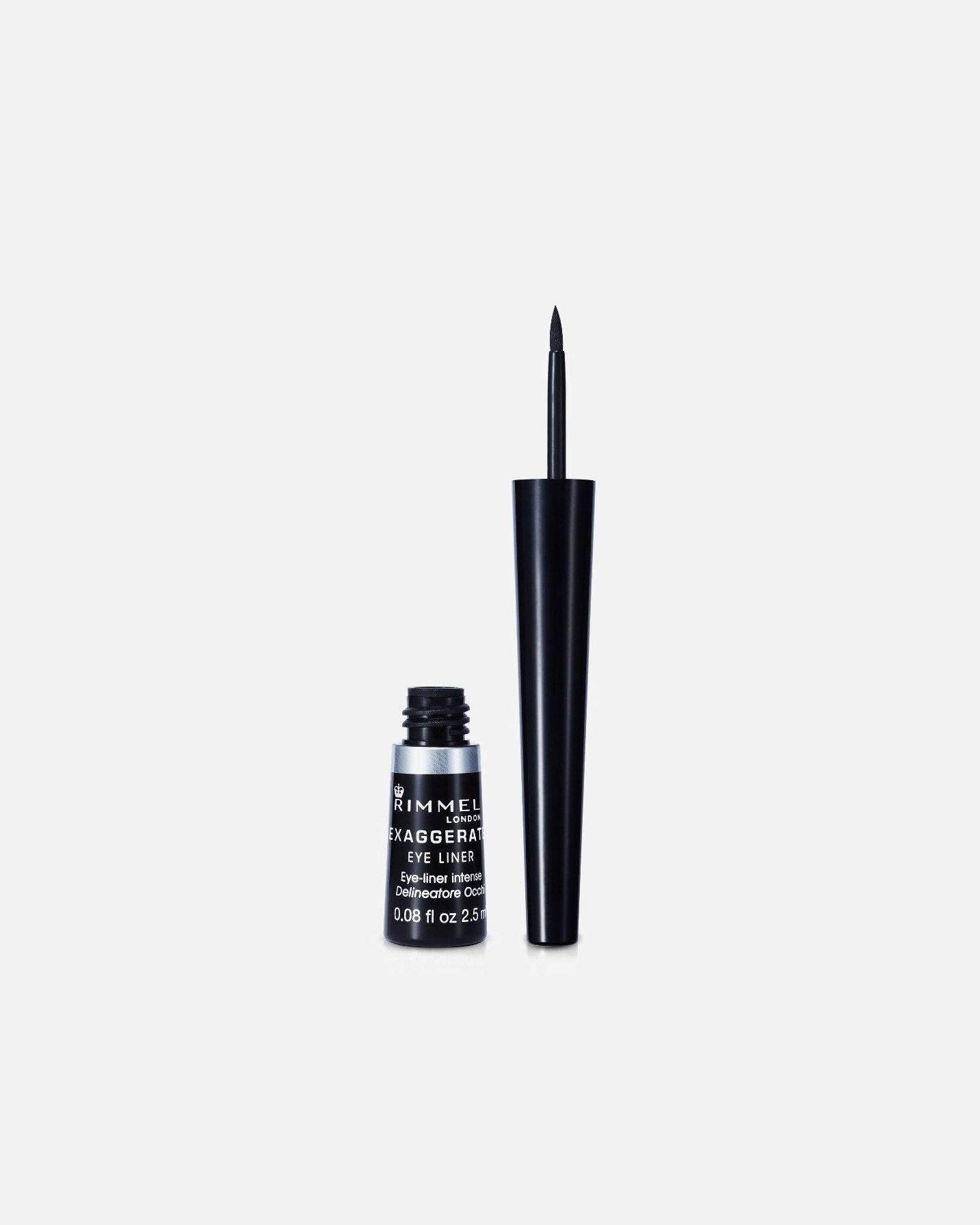 Риммел Лондон ајлајнер Scandaleyes Exaggerate течни ајлајнер 001 црна - 2,5 мл