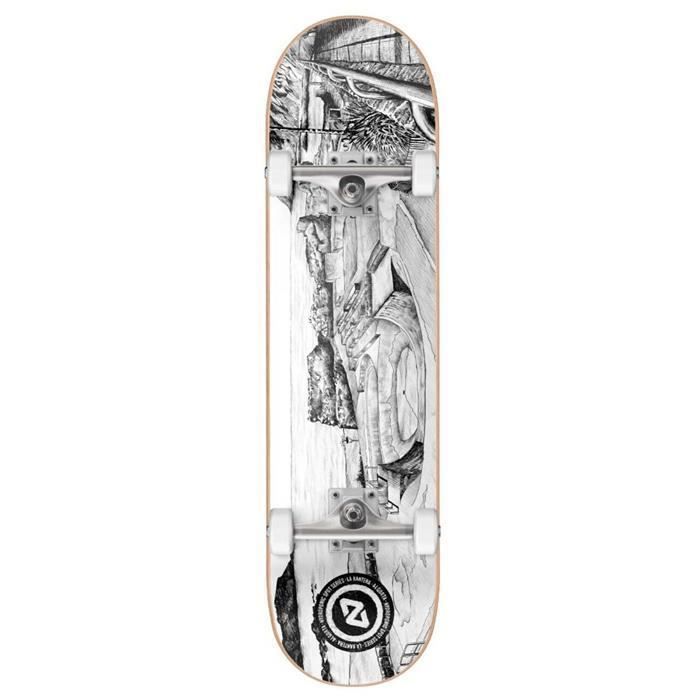 Skateboard - HYDROPONIC - La Kantera 7.875 - White - Unisex - 4 wheels