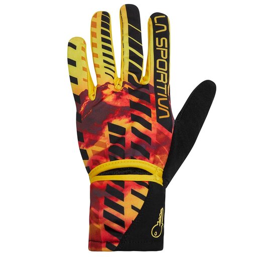 Guantes Trail Gris Amarillo Negro La Sportiva