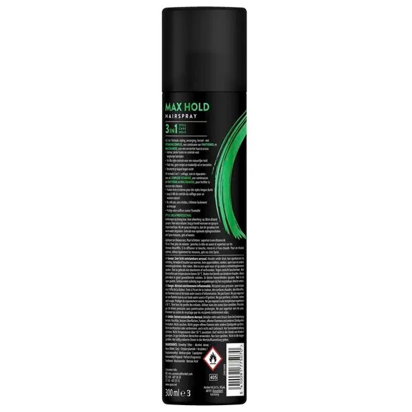 Lak za lase Syoss Hold 5 Max Fix 300 ml