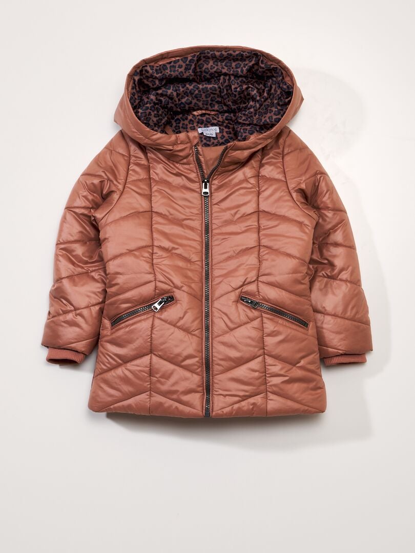 Donsjack met capuchon - ROZE