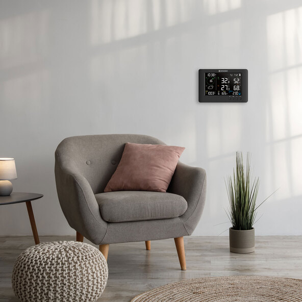 Estação meteorológica sem fio Wi-Fi 7 em 1 TB com sensor profissional