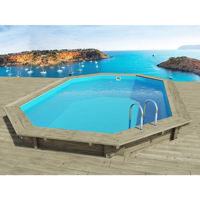 Piscina de madera 