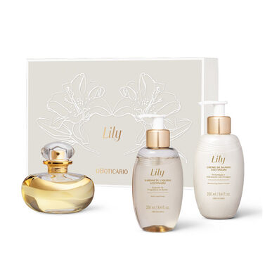 O Boticário Lily Eau de Parfum Be More Lily Dárková sada koupel a parfém pro ženy 1 kus 1 kus