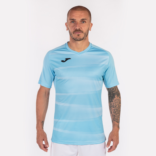 Tricou Joma Grafity II albastru deschis cu mânecă scurtă