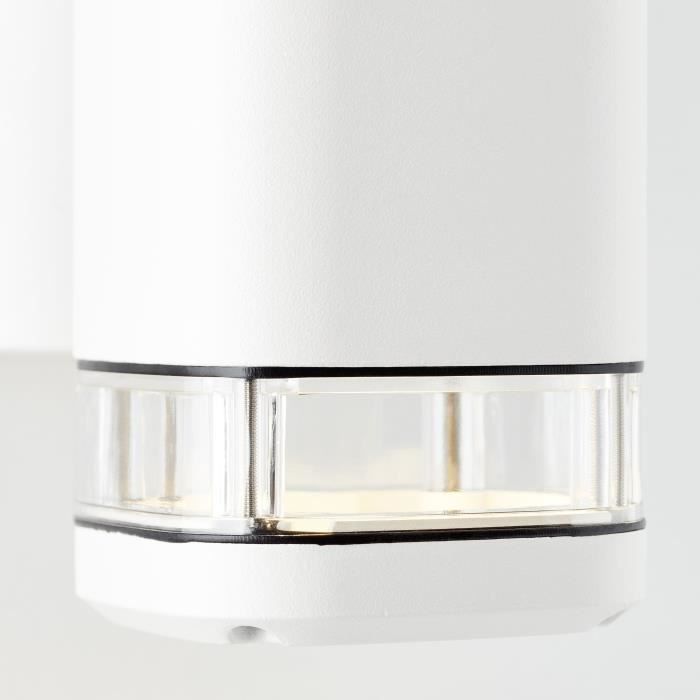 Aplique de pared exterior - BRILLIANT - JANDY - Blanco - Metal/cristal - GU10 máx. 2x18W - IP44