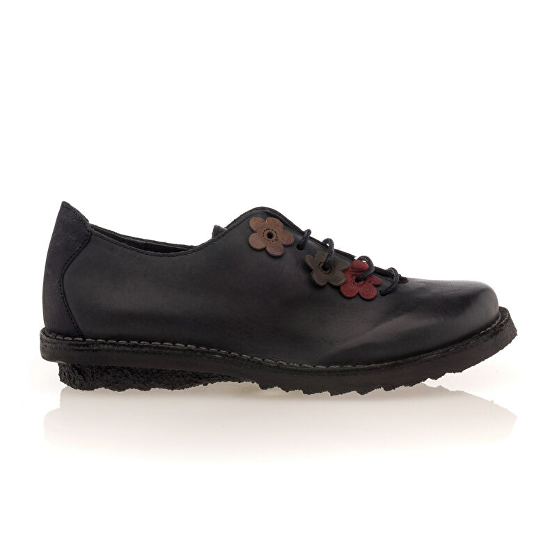 Zapatos de mujer azules con cordones / Zapatos Derby
