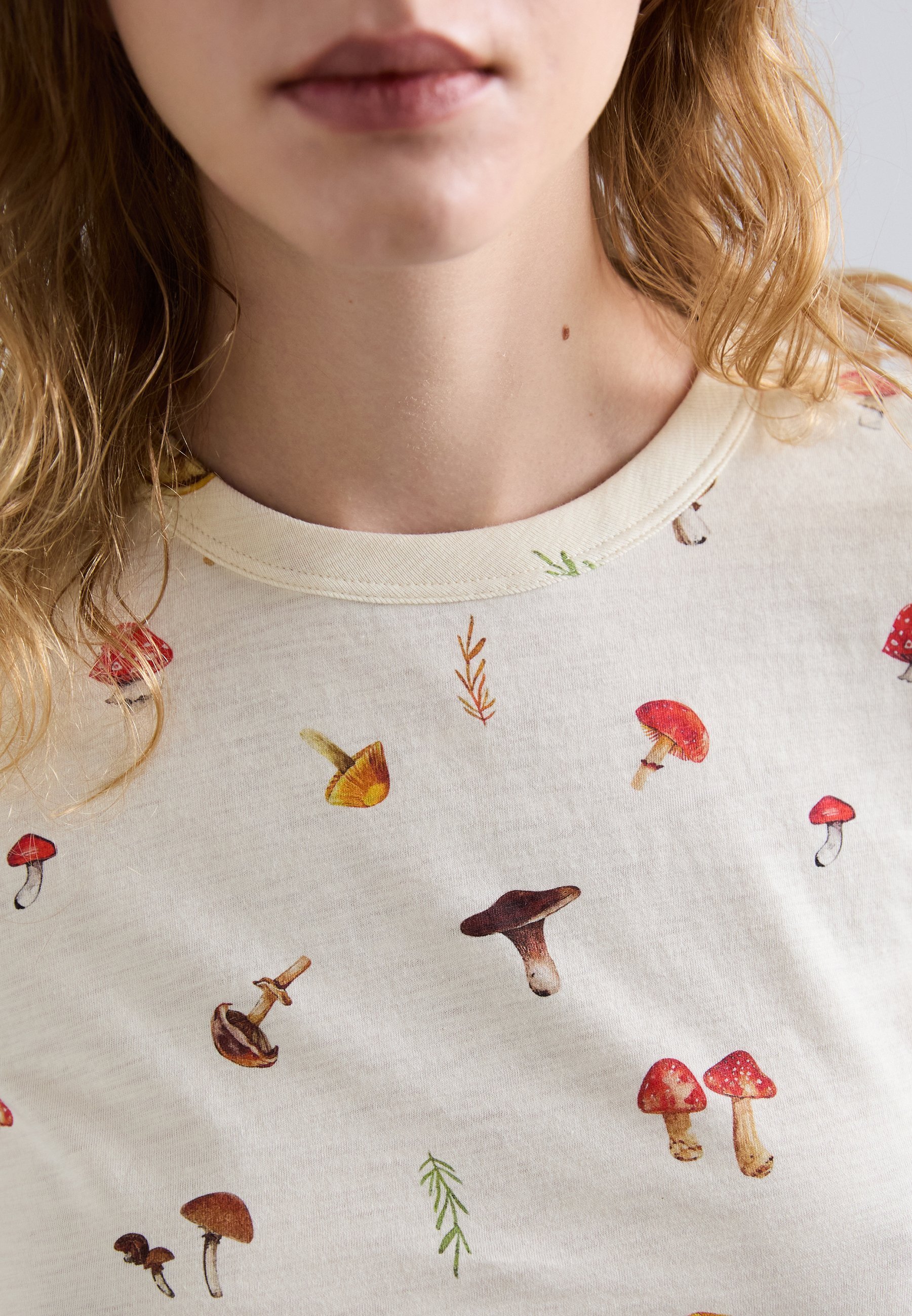 T-shirt rag & bone à motif champignons - Blanc