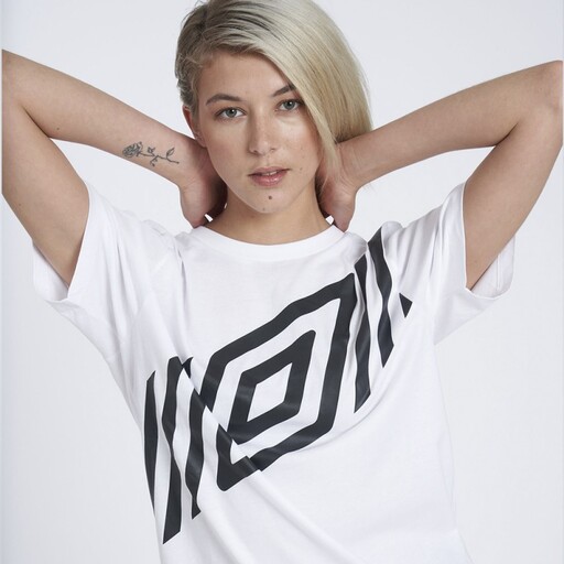  Tricou Umbrofw cu eșarfă grafică cu diamant