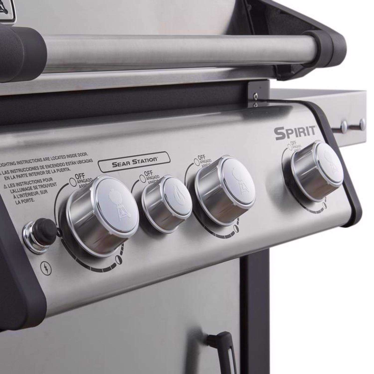 Weber Spirit SP-335 3 égős folyékony propán grill rozsdamentes acélból