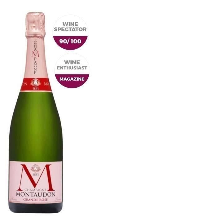 Champanhe Montaudon Grande Rosé - 75 cl x3