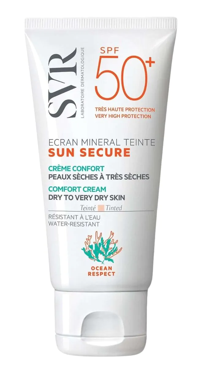 SVR Sun Secure Krem ochronny koloryzujący SPF 50+ Cera sucha