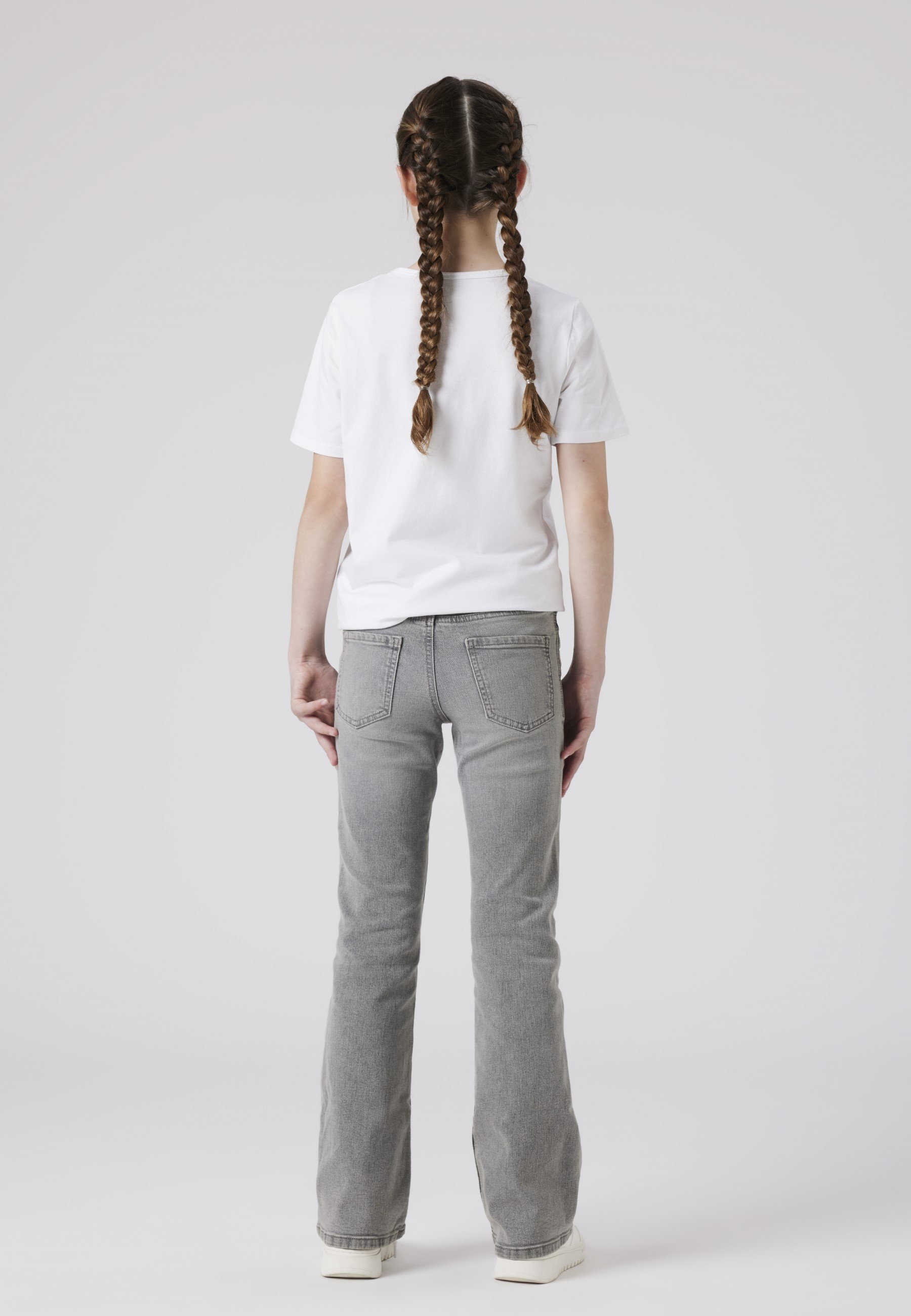 TWO SOON Bootcut teksad - helehall denim
