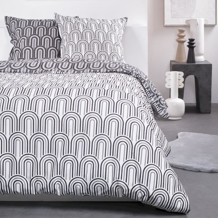 Juego de ropa de cama - HOY - Sol - 2 personas - 240x260cm - Algodón - Estampado 9.53
