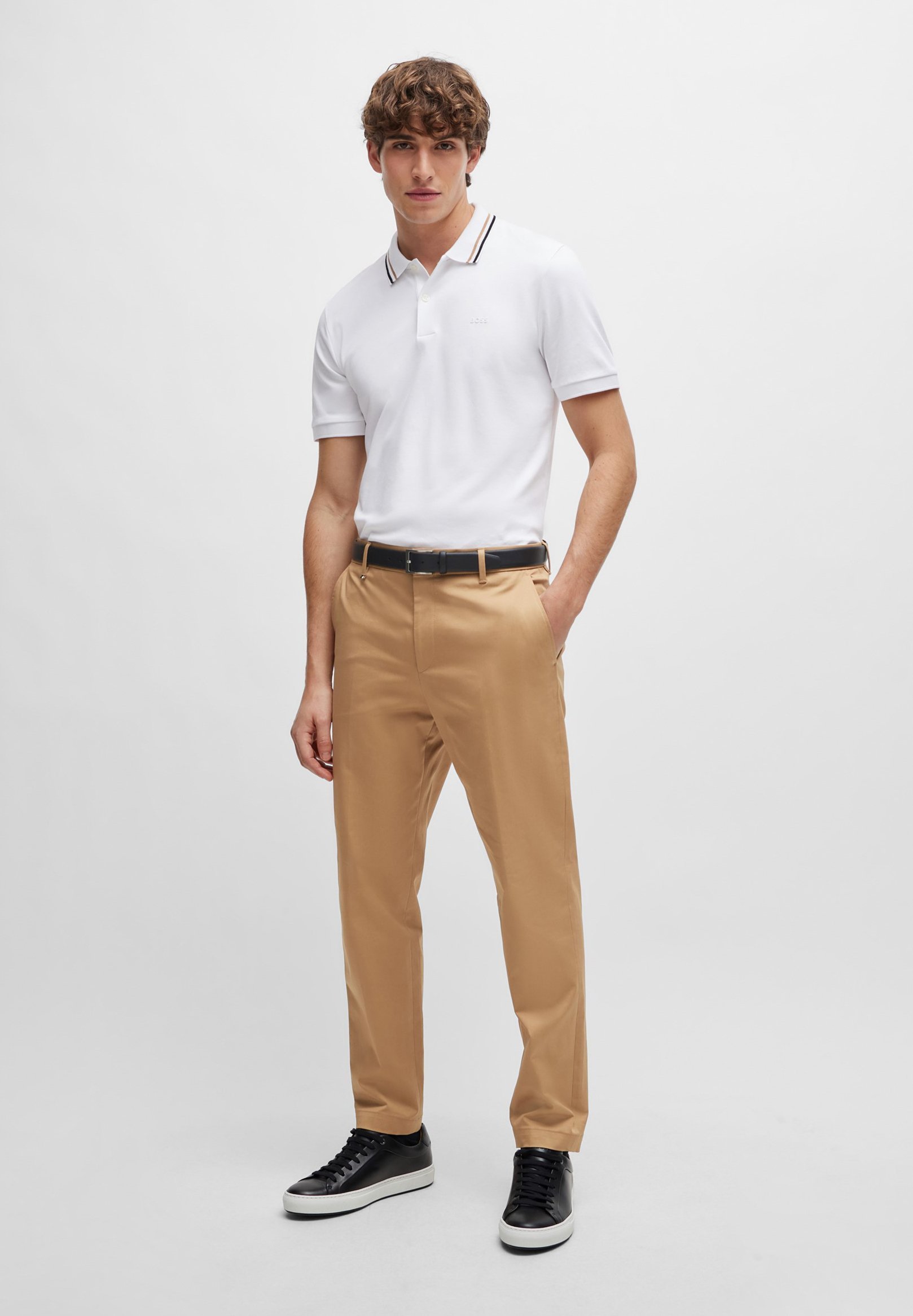 BOSS PENROSE 38 - Poloskjorter - white