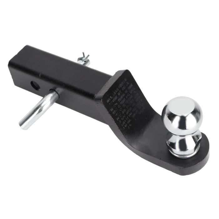 Soporte para enganche de remolque - DILWE - 50 mm - Acero reforzado - Pasador de 2 pulgadas - Autocaravana