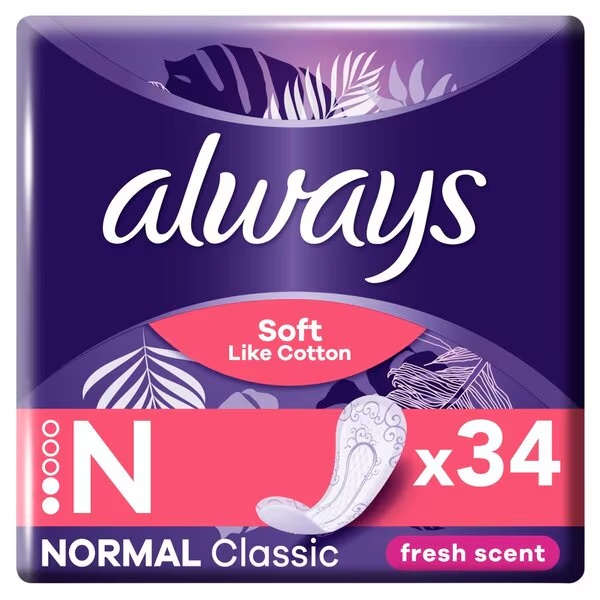 Always Dailies Soft Like Cotton Normal Fresh дневни улошци<br>34 комада