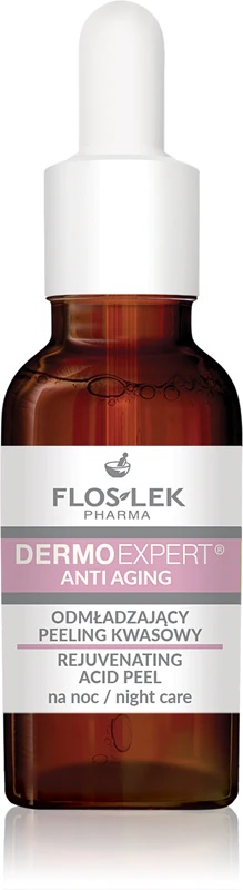 FlosLek Pharma DermoExpert подмлађујући киселински ноћни пилинг против старења