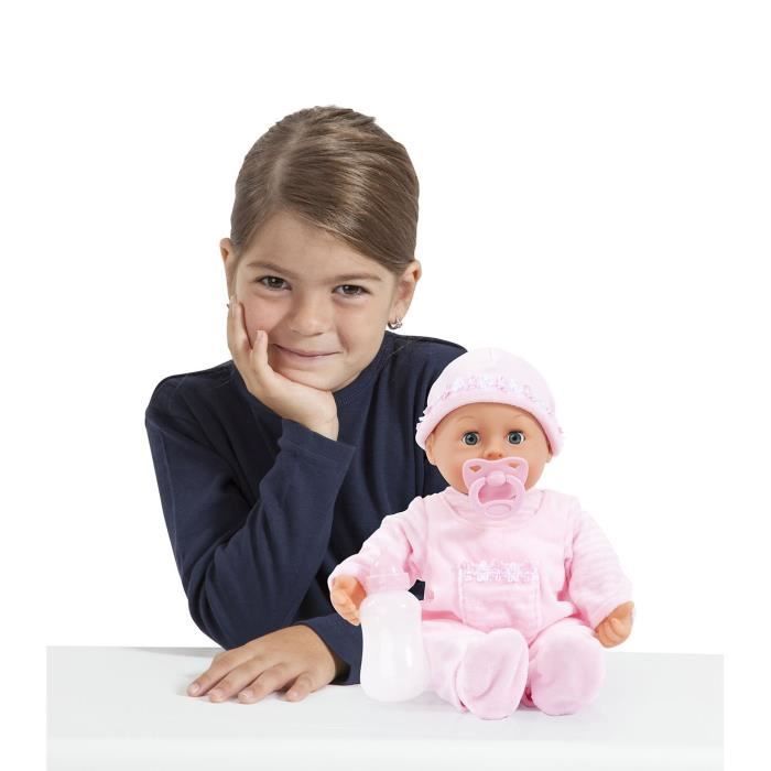 Bayer Design Baby Doll - My Baby's First Words - Pink - 38 cm - 24 Sounds