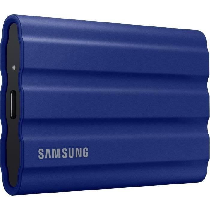 SSD externo SAMSUNG T7 Shield de 1 TB, azul, MU-PE1T0R/EU