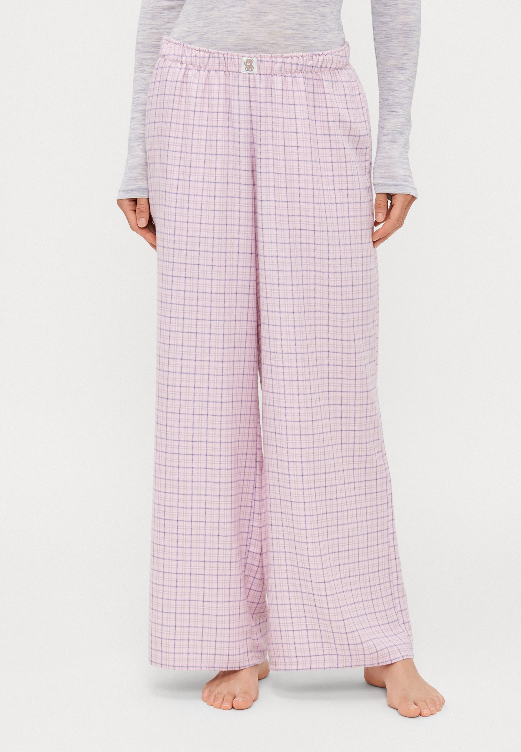 Hollister Co. pyjamabroek - lichtroze/wit