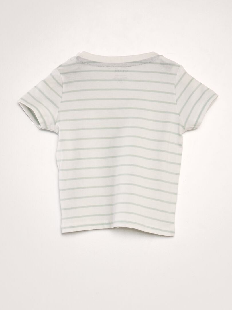 2-delat set med overaller och shorts - BLÅ