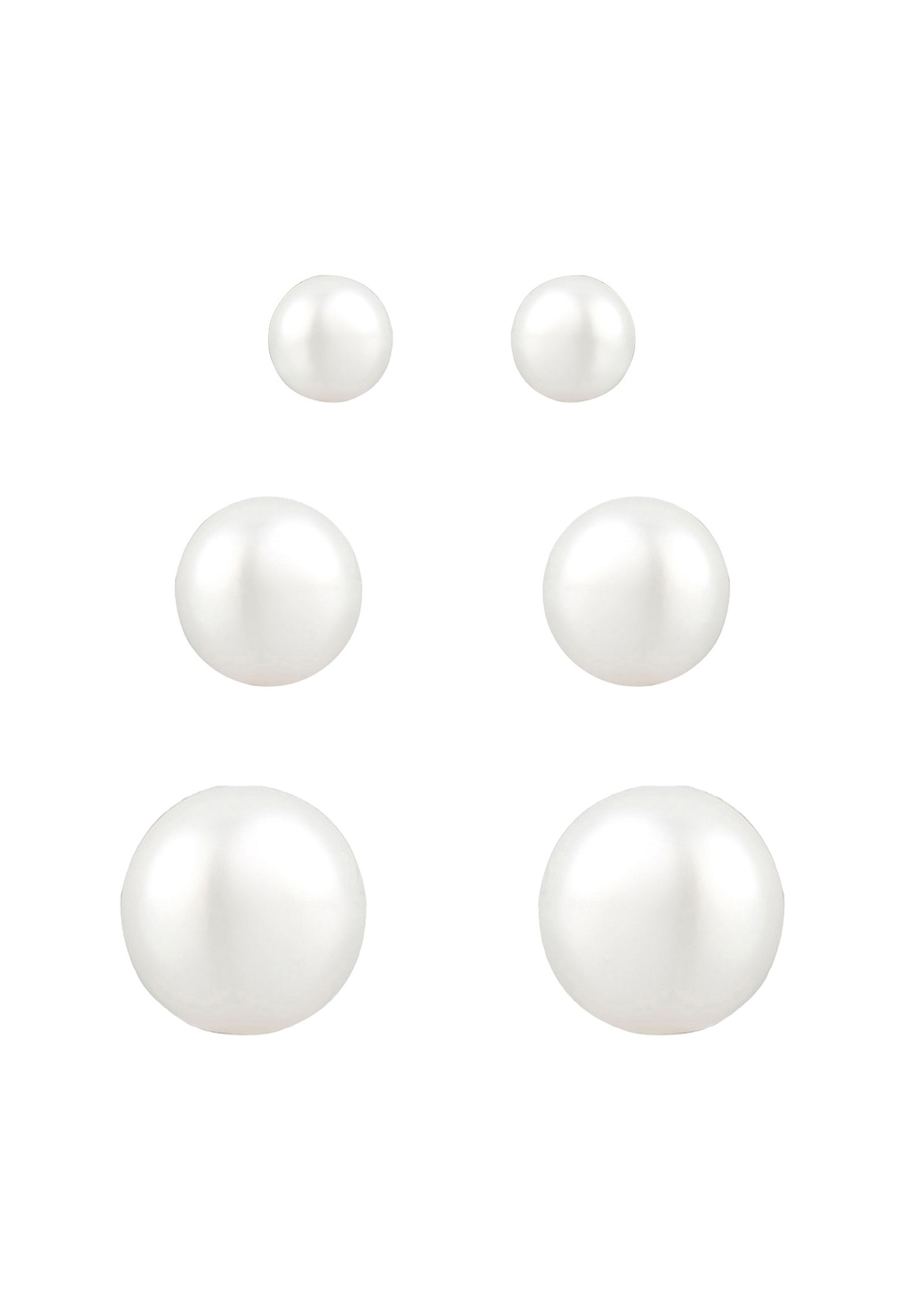 Elli avec Perles de Culture d'Eau Douce en Argent