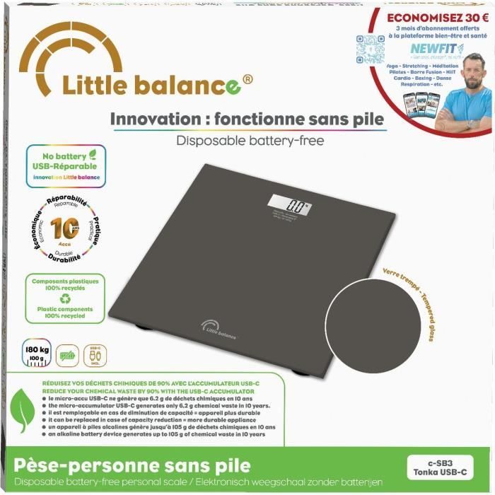 Balanza de baño - LITTLE BALANCE - SB3 - USB-C - Tonka