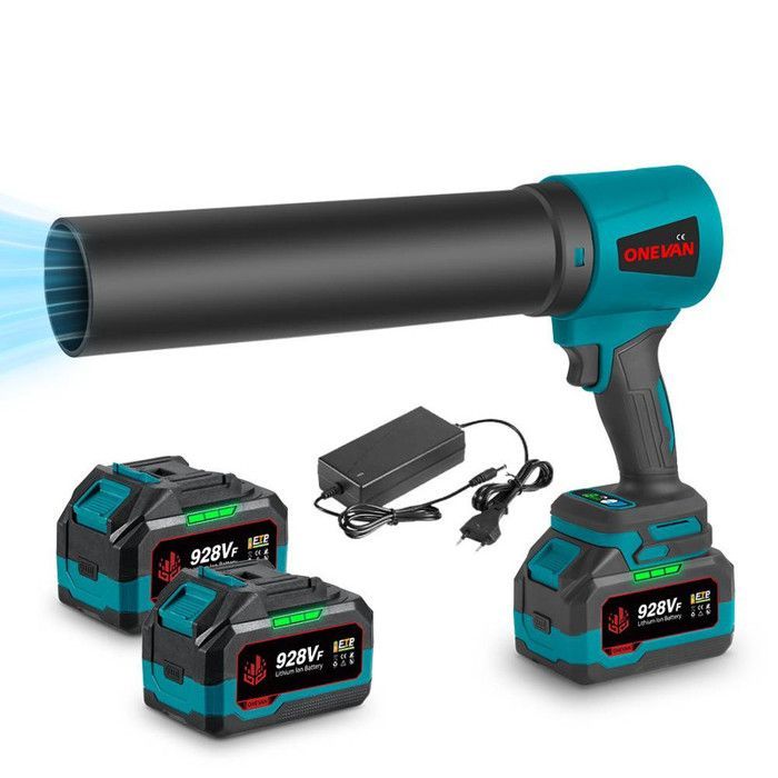 Soplador inalámbrico ONEVAN - ONEVAN - 1500 W - 58000 RPM - 2 baterías de 4 Ah