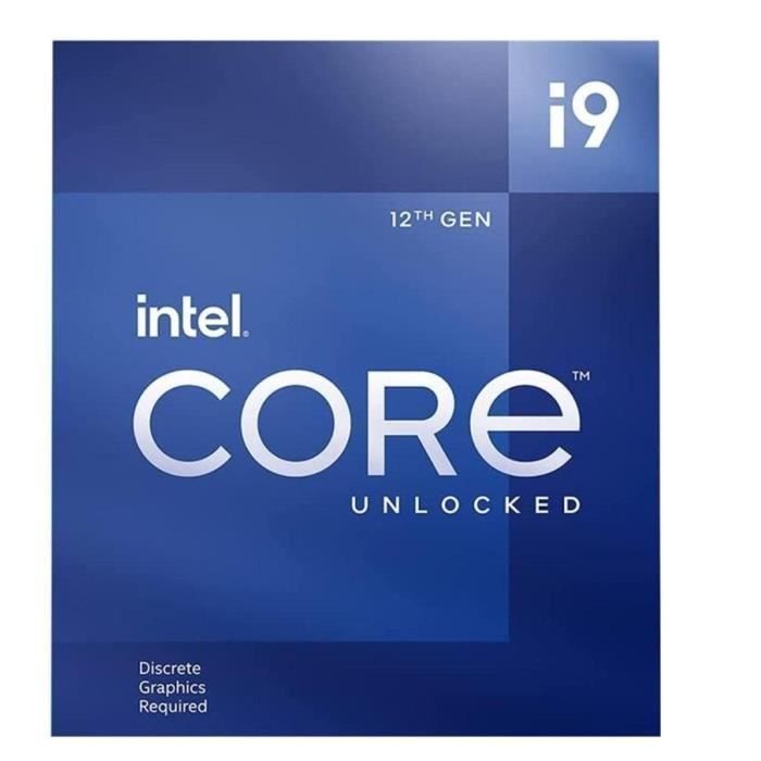 Processeur - INTEL Core i9-12900KF - 16 cœurs (8P+8E) - Socket LGA1700 - Chipset Série 600 - TDP125W  (BX8071512900KF)