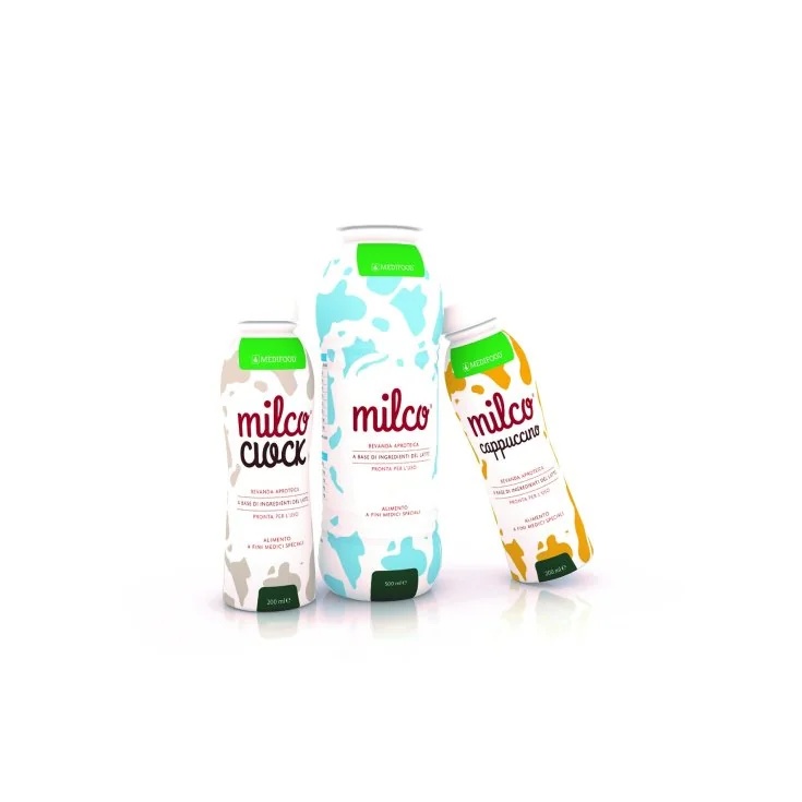 PIAM FARMACEUTICI Medifood Milco eiwitvrije drank Cappuccino 6 x 200 ml koemelkvervanger