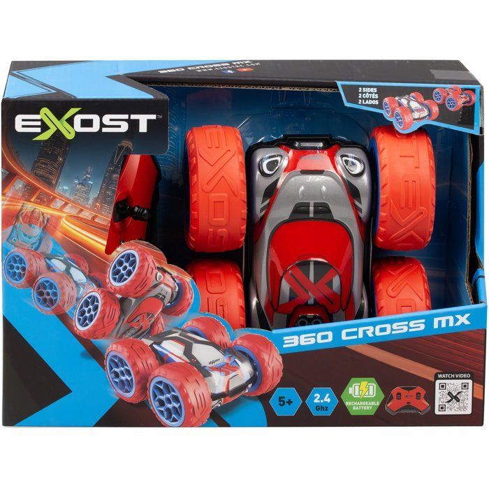 Radio-controlled car - EXOST - 360 Cross MX - 1/18 scale - 2.4 GHz - Rechargeable battery - Red - Ages 5+