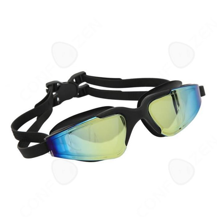 C Lunettes de natation 17x5cm Lunettes de Natation Adultes Anti-UV HD étanche Lunette Piscine lunettes natation à verres polarisés