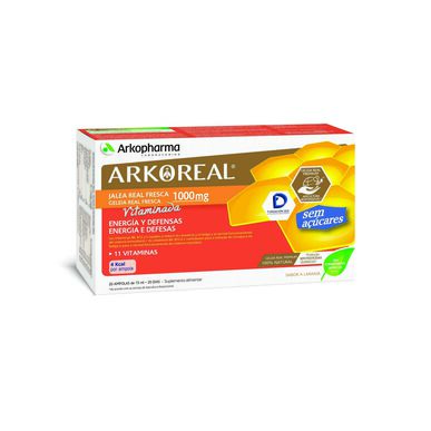 Arkoreal energi- og forsvarstilskudd med vitaminer, 20 ampuller.