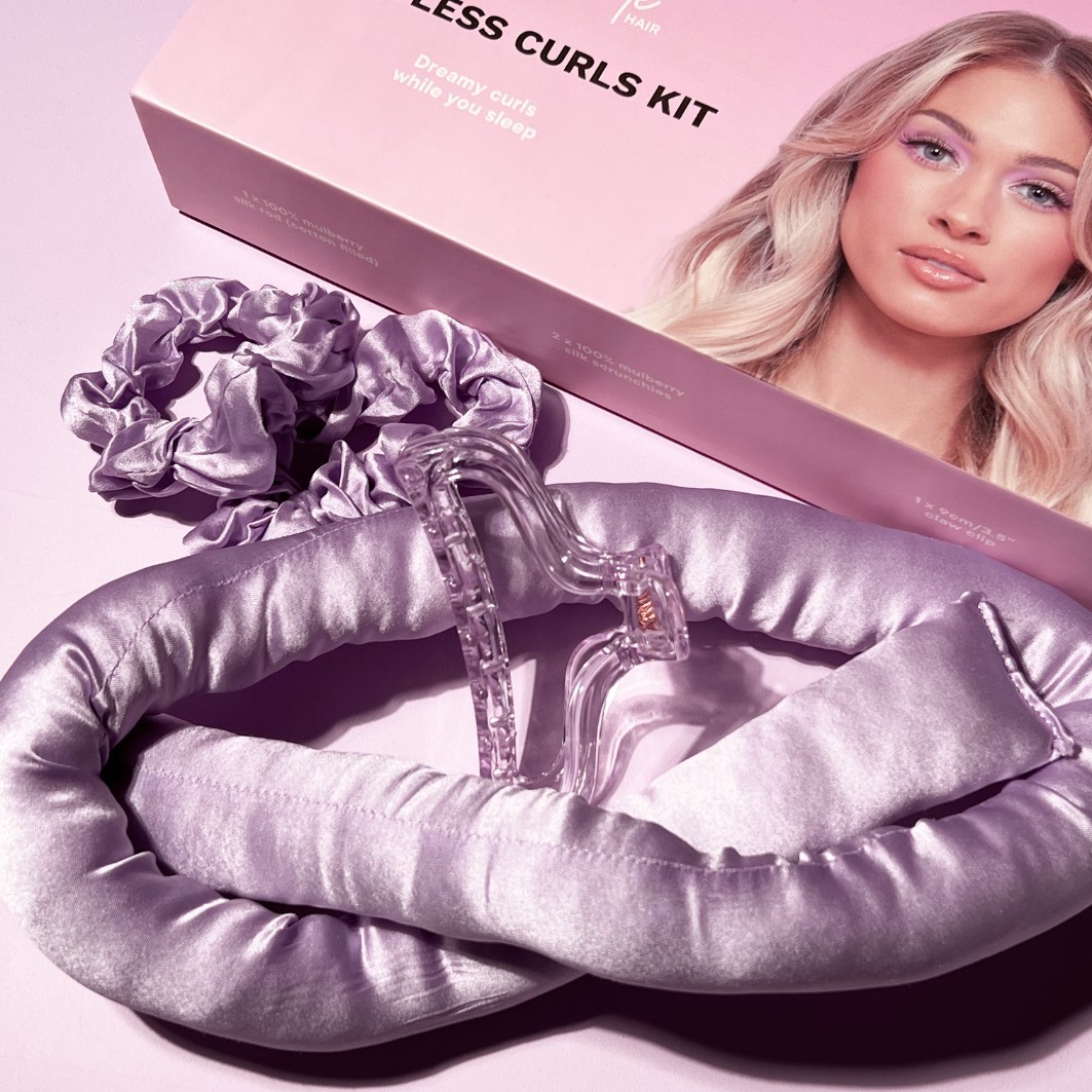 „Mermade Hair“ plaukų suktukų rinkinys be karščio – 1 dalis