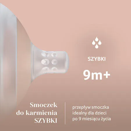 Lovi Smoczek dynamiczny do karmienia Lovi Mammafeel 9m+ szybki