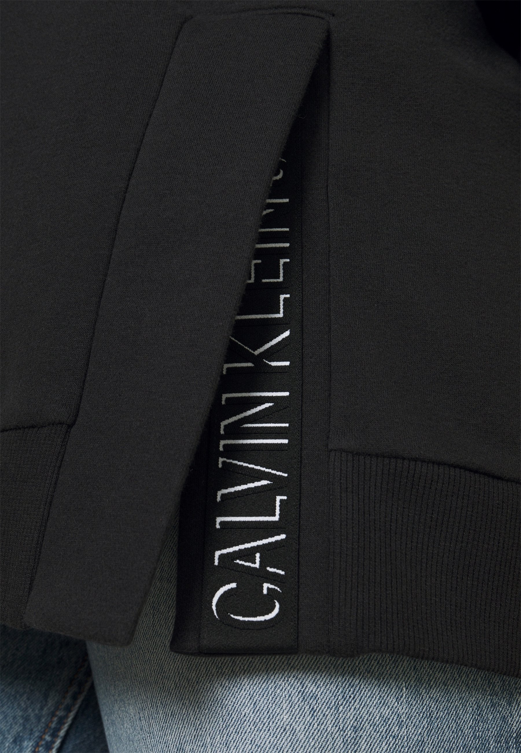 Calvin Klein Jeans Plus Hoodie - zwart