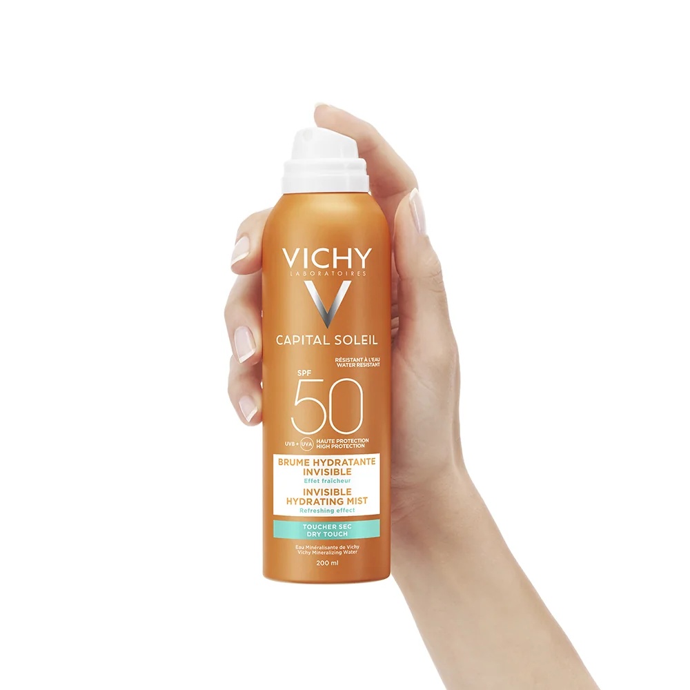 VICHY Vichy Ideal Soleil spray Invisible SPF 50 200 ml Onzichtbaar op de huid