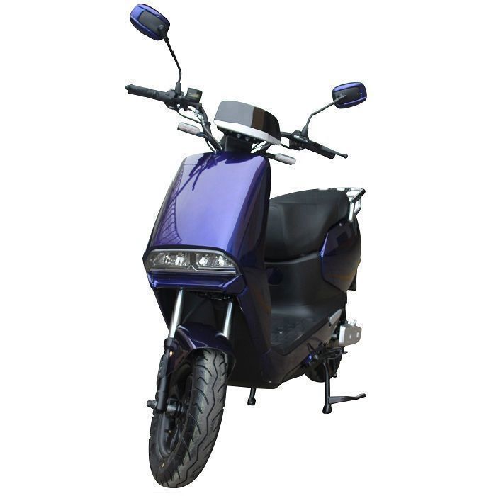 EUROCKA | Scooter Électrique Zion Bleu batterie lithium amovible 70km d'autonomie
