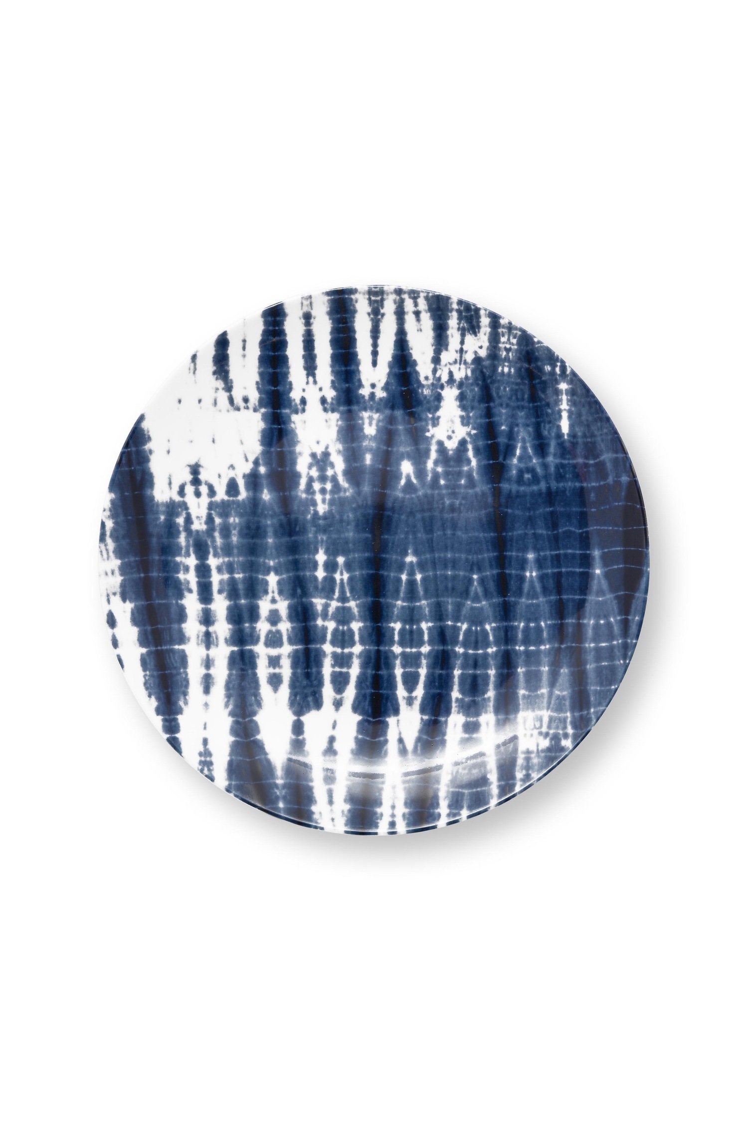 vtwonen Tie Dye Frühstücksset (3er-Set) – Blau, Weiß