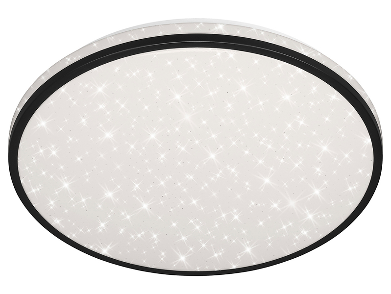 Plafon Skizo LED 39 cm metalowy czarno-biały