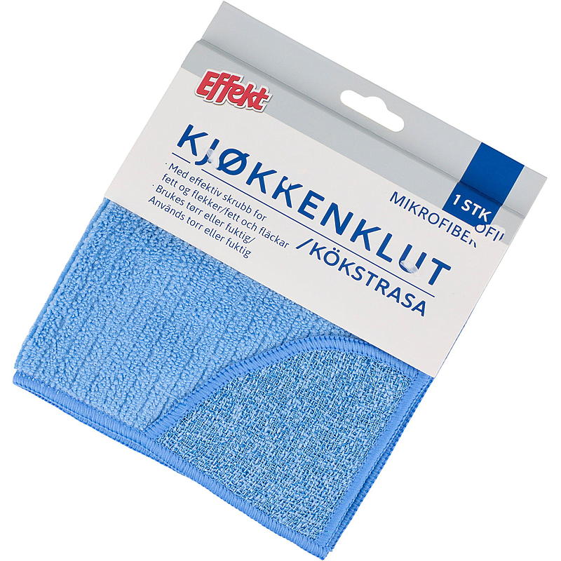 Effekt Køkkenklud med skrubbe, mikrofiber