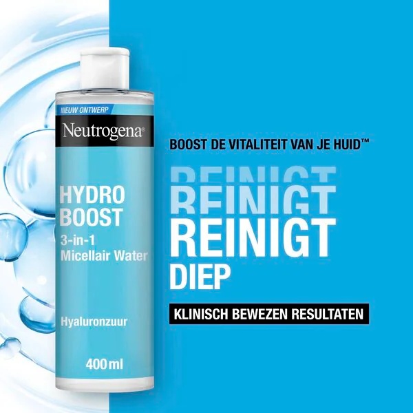 Neutrogena Hydro Boost 3-v-1 micelarna voda<br>400 ml - za vse tipe kože