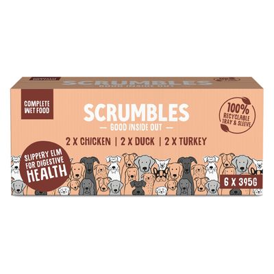 Scrumbles Graanvrije Variatiepakketten Natvoer voor Honden