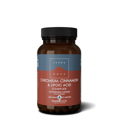 TerraNova Metabolism Support Supplement Glukoskomplex 50 kapslar
