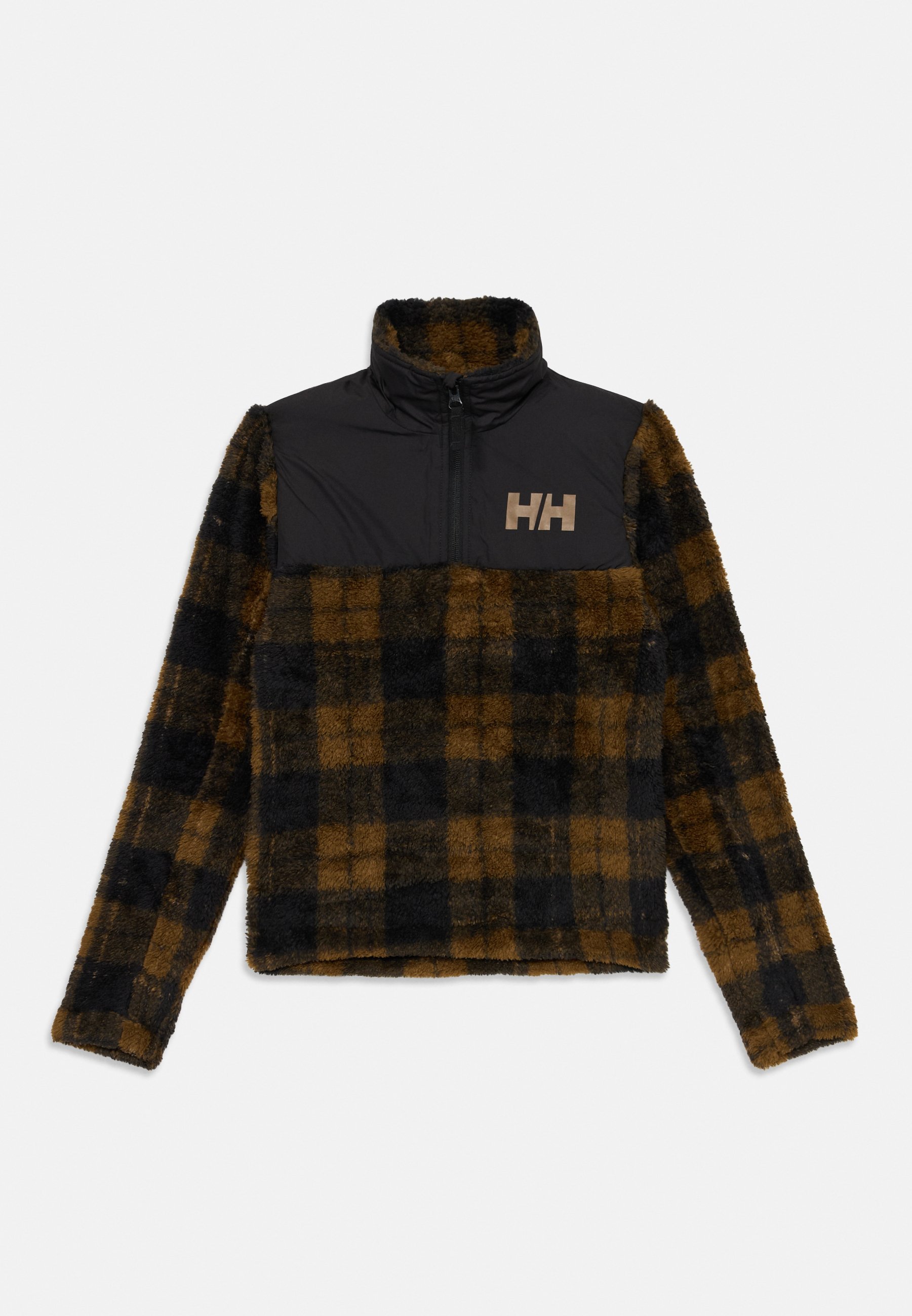 Helly Hansen JUNIOR CHAMP ZIP MIDLAYER UNISEX - Sweat polaire - sepia